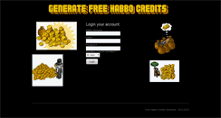 Desktop Screenshot of generatehabbocredits.weebly.com