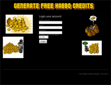 Tablet Screenshot of generatehabbocredits.weebly.com