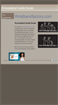 Mobile Screenshot of personalizedfamilydecals.weebly.com