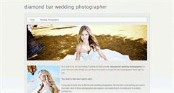 Desktop Screenshot of diamondbarweddingphotographers.weebly.com