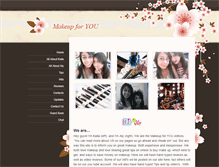 Tablet Screenshot of makeup-for-you.weebly.com