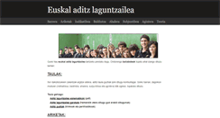 Desktop Screenshot of euskaljakintzaaditza.weebly.com