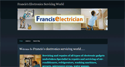 Desktop Screenshot of franciselectrician.weebly.com