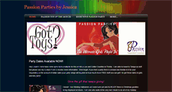 Desktop Screenshot of passionpartiesbyjessica.weebly.com