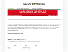 Tablet Screenshot of maloneintramurals.weebly.com