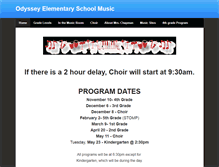 Tablet Screenshot of oesmusic.weebly.com