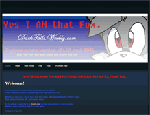 Tablet Screenshot of darktails.weebly.com