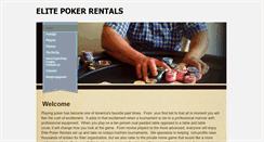 Desktop Screenshot of elitepokerrentals.weebly.com