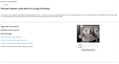 Desktop Screenshot of debtfreelivingworkshop.weebly.com