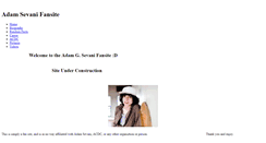 Desktop Screenshot of adamgsevanifansite.weebly.com