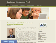 Tablet Screenshot of childrenandyouth.weebly.com