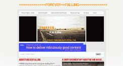 Desktop Screenshot of foreverfalling.weebly.com