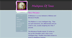 Desktop Screenshot of maltipoosoftexas.weebly.com