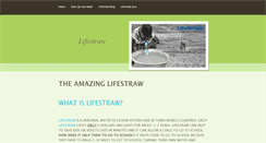 Desktop Screenshot of lifestraw.weebly.com