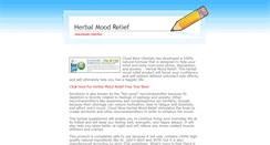 Desktop Screenshot of herbal-mood-relief.weebly.com