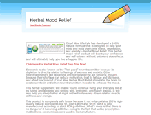 Tablet Screenshot of herbal-mood-relief.weebly.com