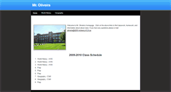 Desktop Screenshot of mroliveira.weebly.com