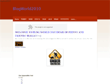 Tablet Screenshot of blogworld2010.weebly.com