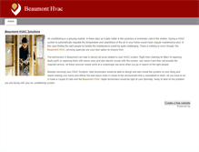 Tablet Screenshot of beaumonthvac.weebly.com