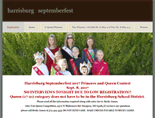 Tablet Screenshot of harrisburgseptemberfest.weebly.com