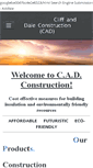 Mobile Screenshot of cadconstruction.weebly.com