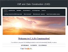 Tablet Screenshot of cadconstruction.weebly.com