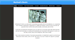 Desktop Screenshot of macknettselectric.weebly.com