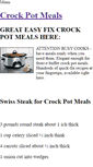 Mobile Screenshot of great-crock-pot-meals.weebly.com