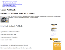 Tablet Screenshot of great-crock-pot-meals.weebly.com