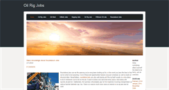 Desktop Screenshot of oilrigjobsinfo.weebly.com