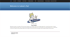 Desktop Screenshot of lakotalutrova.weebly.com