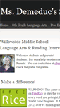 Mobile Screenshot of msdemeduc.weebly.com