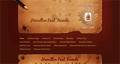 Desktop Screenshot of hamiltonpastfriends.weebly.com