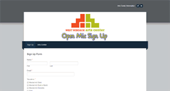 Desktop Screenshot of openmicsignup.weebly.com