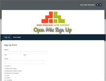 Tablet Screenshot of openmicsignup.weebly.com