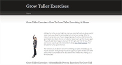 Desktop Screenshot of growtallerexercises.weebly.com
