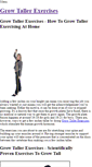Mobile Screenshot of growtallerexercises.weebly.com