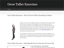 Tablet Screenshot of growtallerexercises.weebly.com