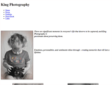 Tablet Screenshot of kingphotography.weebly.com