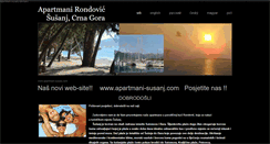 Desktop Screenshot of apartmani-rondovic.weebly.com