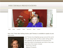 Tablet Screenshot of bookjodithomas.weebly.com