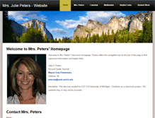 Tablet Screenshot of mrspetersclassroomwebsite.weebly.com