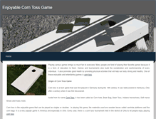 Tablet Screenshot of enjoyablecorntossgame.weebly.com