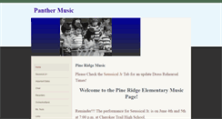 Desktop Screenshot of pineridgemusic.weebly.com