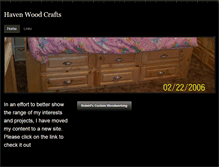 Tablet Screenshot of havenwoodcrafts.weebly.com