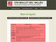 Tablet Screenshot of cfamollet.weebly.com