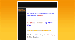 Desktop Screenshot of eumoraskincare.weebly.com