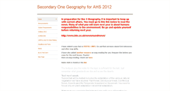 Desktop Screenshot of ahsgeographysec1.weebly.com