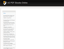 Tablet Screenshot of pdfbooksonlineaz.weebly.com