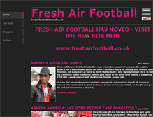 Tablet Screenshot of freshairfootball.weebly.com